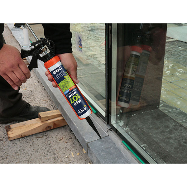 Mastic Pu Mastic Multi-usages Colle Et Joint - Bostik MSP 107 Gris - Cartouche 290MLT – Image 2