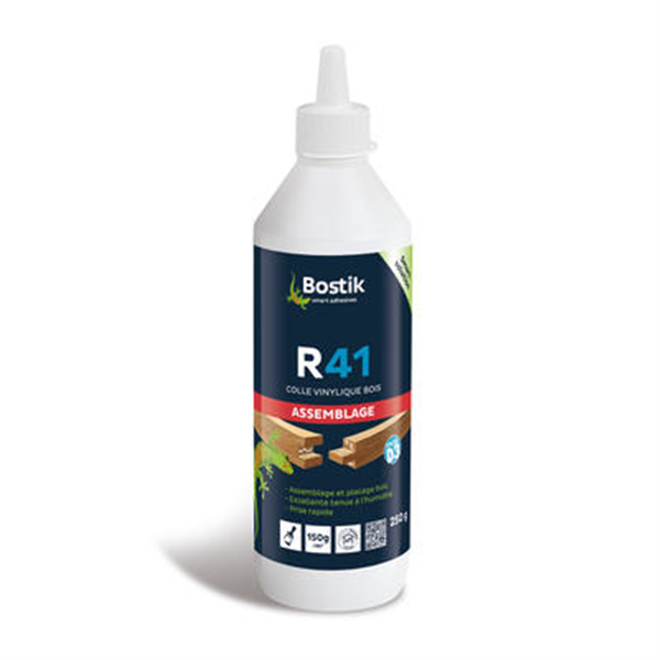 Colles à Bois Colle Vinylique Bois R41 Bostik Assemblage Placage Bois 750 G 30604645 – Image 2