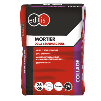 Mortier Et Colle Carrelage Mortier Colle Edilis Standard Plus Gris Sac De 25 Kg
