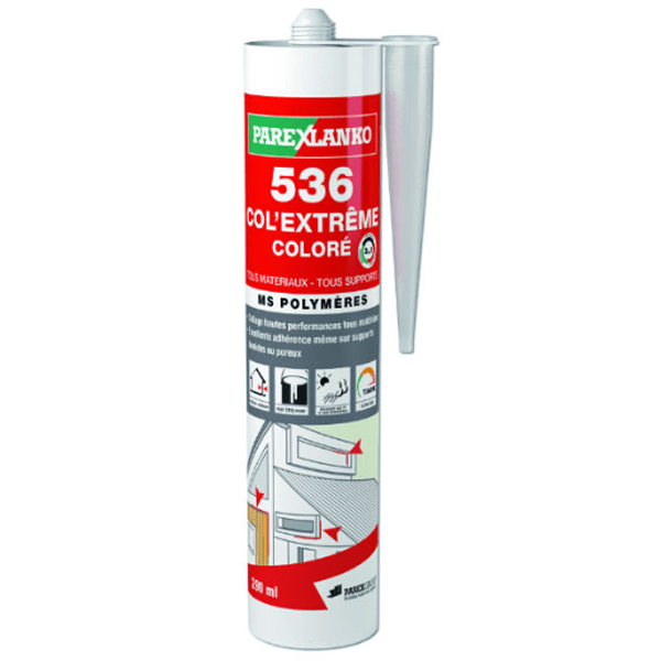 Mastic Pu Mastic Colle 536 Col'extrême Blanc 290 Ml PAREXLANKO L536BLANC290 – Image 2