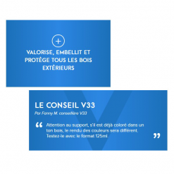 Lasure Pour Bois Lasure Bois Intérieur Extérieur V33 Résine HP Vert Provence Mat Pot 1L