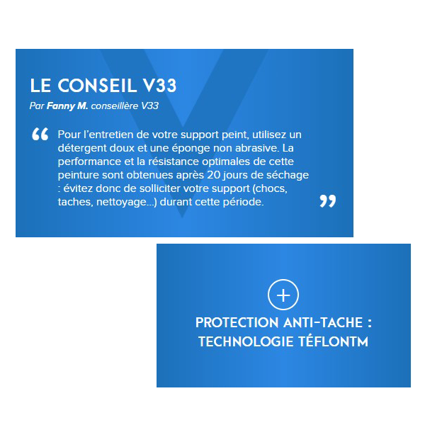 Peinture Pour Cuisine Et Salle De Bain Peinture Rénovation Perfection Cuisine V33 Blanc Mat Velouté Pot 2L – Image 3