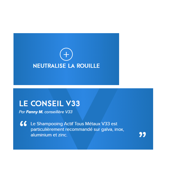 Peintures Antirouille Et Spéciales Fer Shampoing Actif Détergent Surpuissant Métaux V33 Spécial Fer Bidon 1L – Image 2