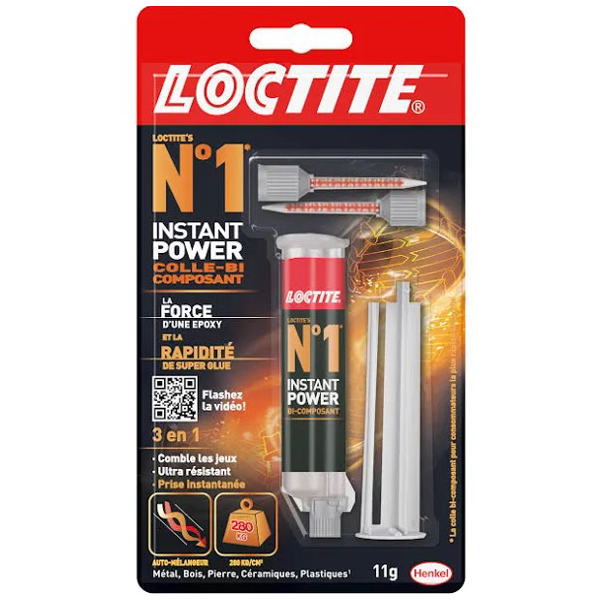 Colle Multi-usage Colle Epoxy Instant Power Loctite Prise Instantanée 11 Grammes – Image 4