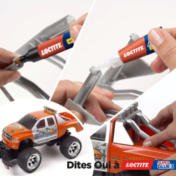 Colle Cyano Colle Liquide Extra-forte Super Glue-3 Loctite 2 Tubes + 1 Gratuit – Image 4