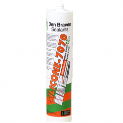 Den Braven Silicone 7070 Plus 300ml Gris Anthracite Ral 7016 | Quincaillerie Pro