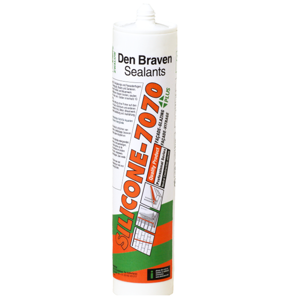Den Braven Silicone 7070 Plus 300ml Gris Anthracite Ral 7016 | Quincaillerie Pro