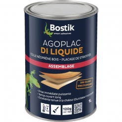 Colles à Bois Colle Contact AGOPLAC DI Liquide Bidon 1 Litre Bostik 30604787