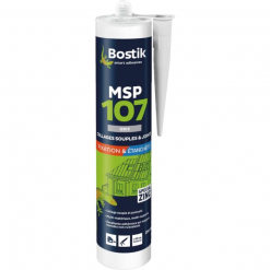 Mastic Pu Mastic Multi-usages Colle Et Joint - Bostik MSP 107 Gris - Cartouche 290MLT