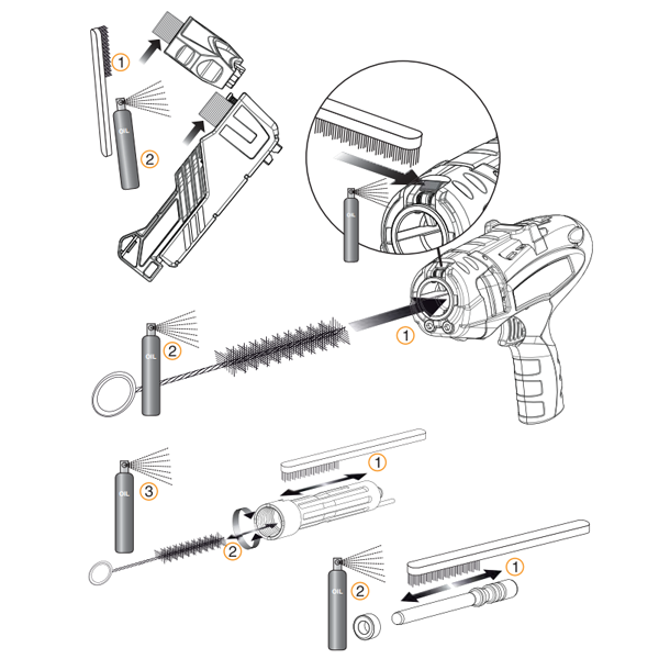 SPIT Paslode Nettoyants Professionnels Vaporisateur D'huile Spit Pour Cloueurs à Poudre P370 Et P560 - 30 ML – Image 2