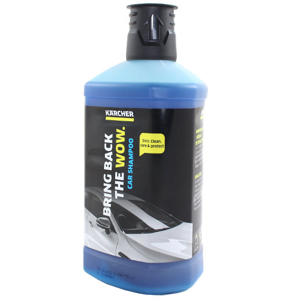 Produits De Nettoyage Automobile Shampoing Auto 3 En 1 Bouteille 1 Litre Karcher Kärcher 6.295-751.0