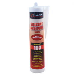 Mastic Pu Mastic Colle étanchéité Haute Température 103 Orapi Rouge 310 Ml