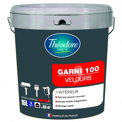Théodore Prog Peinture Pour Cuisine Et Salle De Bain Peinture Intérieure Finition Garni 100 Théodore Pro'G Blanc Velours 15L