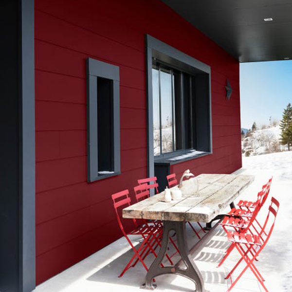 Peinture Exterieure Bois Peinture Bois Extérieurs V33 Climats Extrêmes Rouge Basque Brillant 2L – Image 3