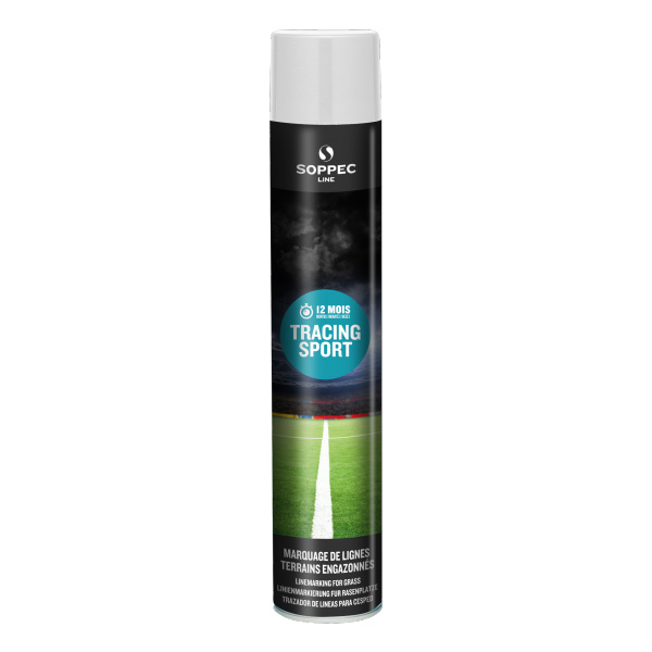Peinture De Traçage Blanche Pour Terrain Gazonneux TRACING SPORT Soppec