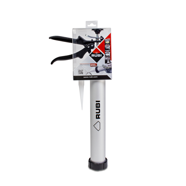 Pistolets à Mastic Et Produits D'extrusion Pistolet Applicateur Mortier Joints Silicone Polyuréthane Rubi 650 Ml – Image 2