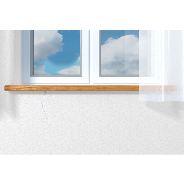 Fischer Mastic Acrylique Ciment Express Prêt à L'emploi - Ton Pierre - Cartouche De 310 Ml – Image 2