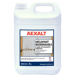 Produit Nettoyant Et Dégraissant Décapant Peintures Vernis Et Colles Biodégradable Aexalt 5 Litres DEC514