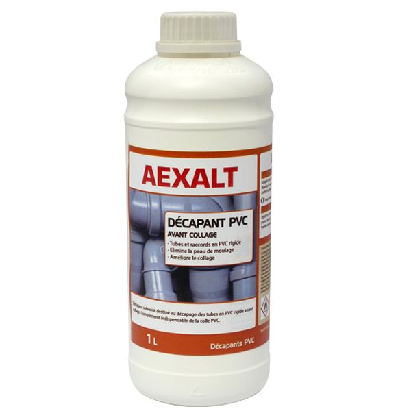 Décapant Et Colle Pvc Décapant Pour Raccords PVC Avant Collage Aexalt Bidon De 1 Litre PVC456