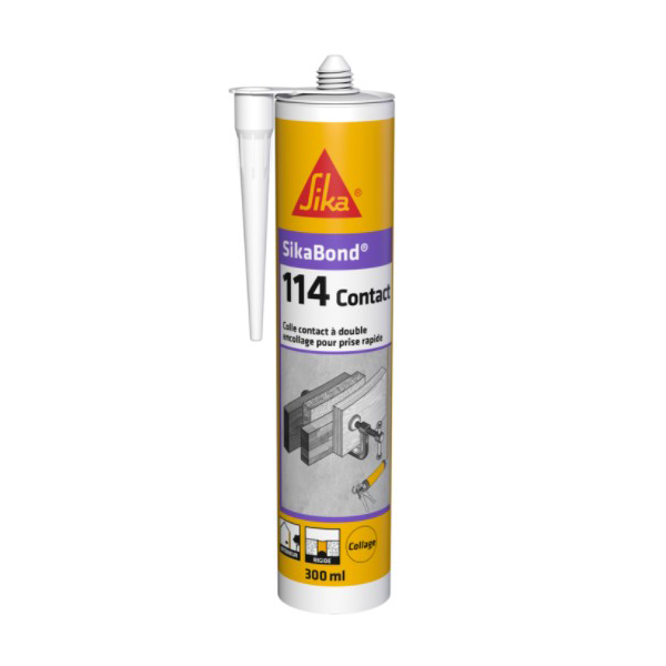 Colle Multi-usage Colle SikaBond 114 Contact Beige Pour Intérieur 300 Ml – Image 3