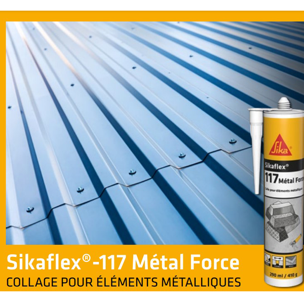 Colle Multi-usage Colle Sikaflex 117 Métal Force Intérieur Extérieur 290 Ml – Image 3