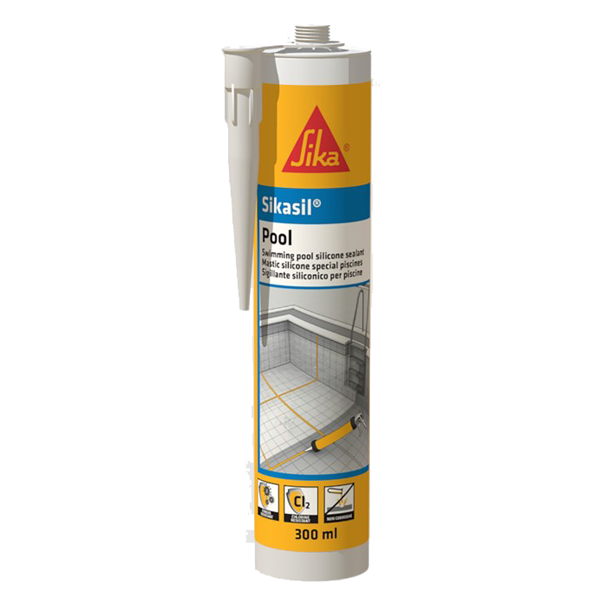 Mastic Silicone Neutre Joints Piscine Sikasil Pool Blanc 300 Ml – Image 3