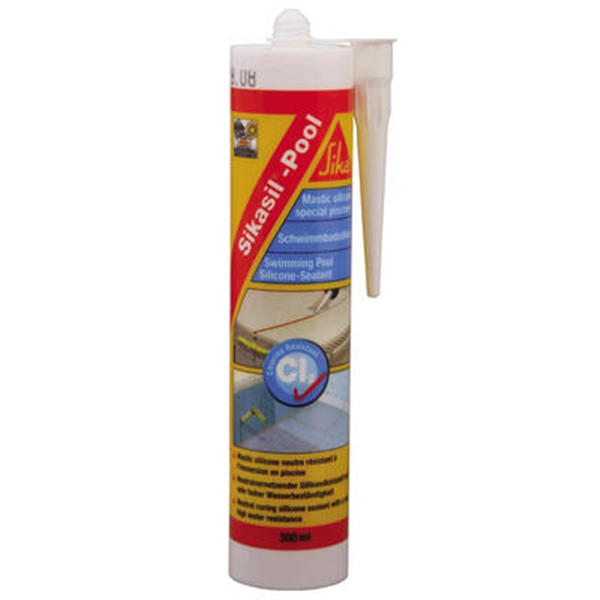 Mastic Silicone Neutre Joints Piscine Sikasil Pool Blanc 300 Ml – Image 4