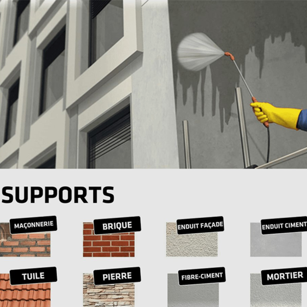 Produit Hydrofuge Et Imperméabilisant Imperméabilisant Hydrofuge Sikagard Protection Façade Incolore 5L – Image 3