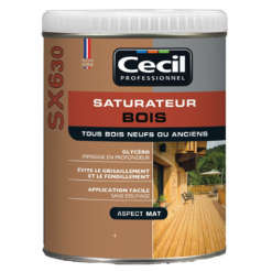 Traitement Du Bois Saturateur Bois SX630 Cecil - Chêne Clair Aspect Mat - 1 Litre