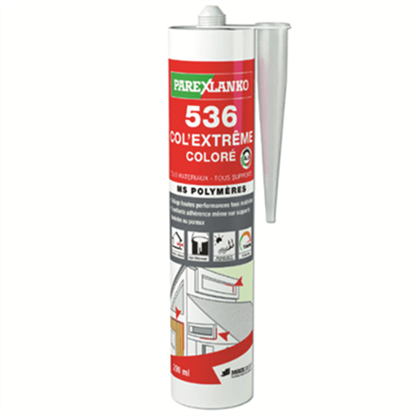 Mastic Pu Mastic Colle 536 Col'extrême Blanc 290 Ml PAREXLANKO L536BLANC290 – Image 3