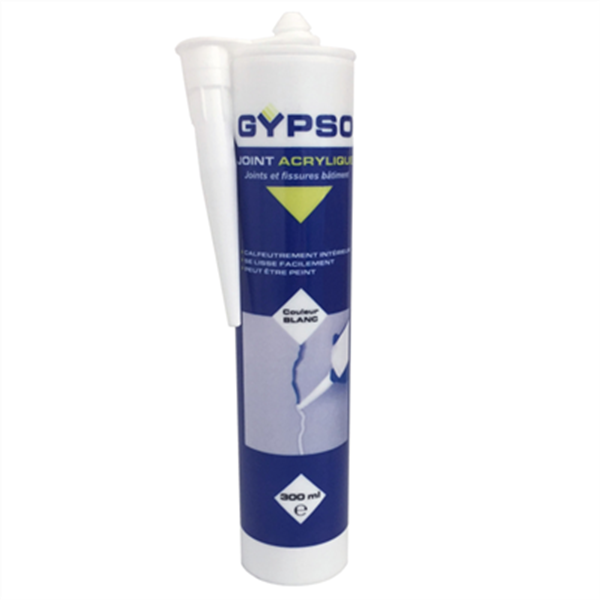 Mastic Acrylique Mastic Joint Acrylique Gypso Pour Intérieur Couleur Blanc 300 ML – Image 4