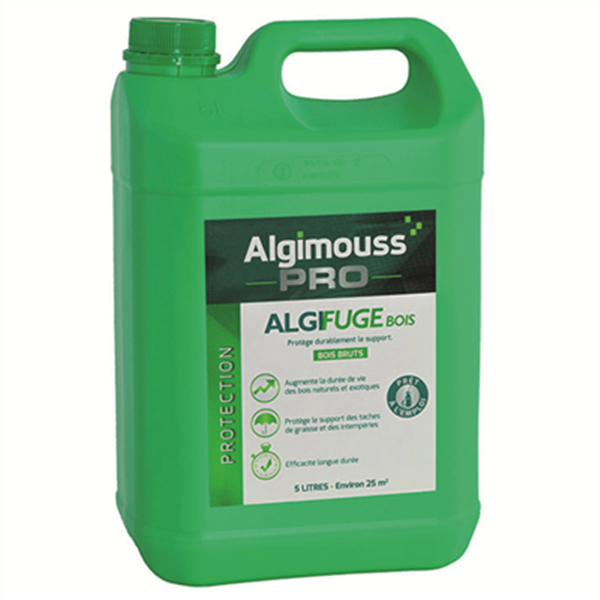 Produit Hydrofuge Et Imperméabilisant Imperméabilisant Bois Naturels Exotiques Algifuge Bois Algimouss 099002 – Image 2
